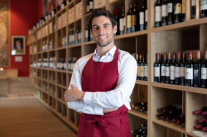 wine shop man