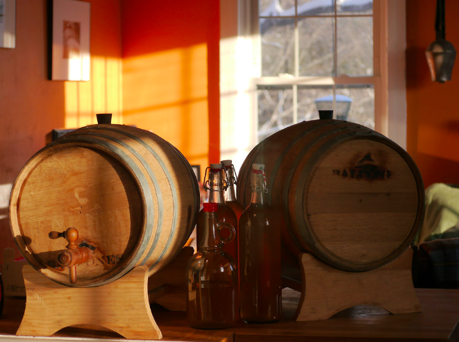 "Cider barrels" by grongar 